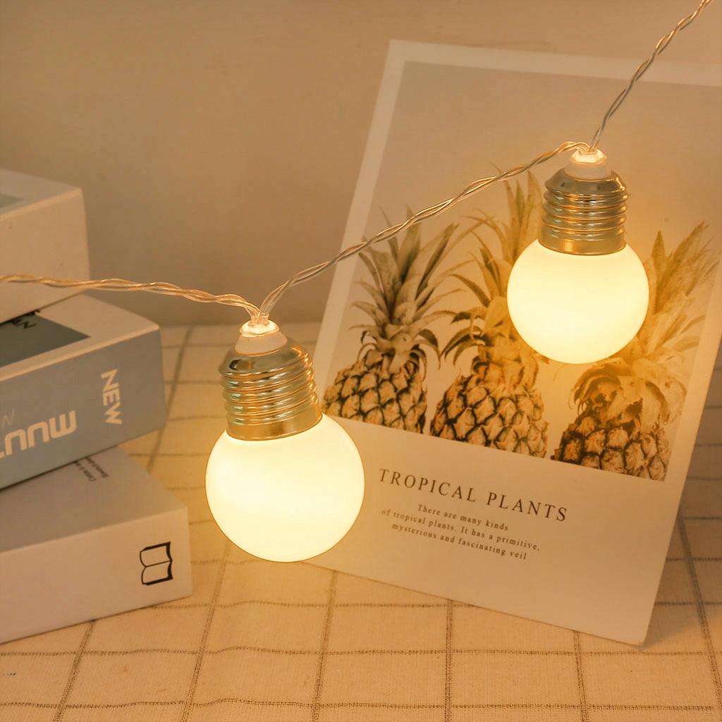 10 Led String Fairy Lights Bulb String Light For Outdoor Garden Garland