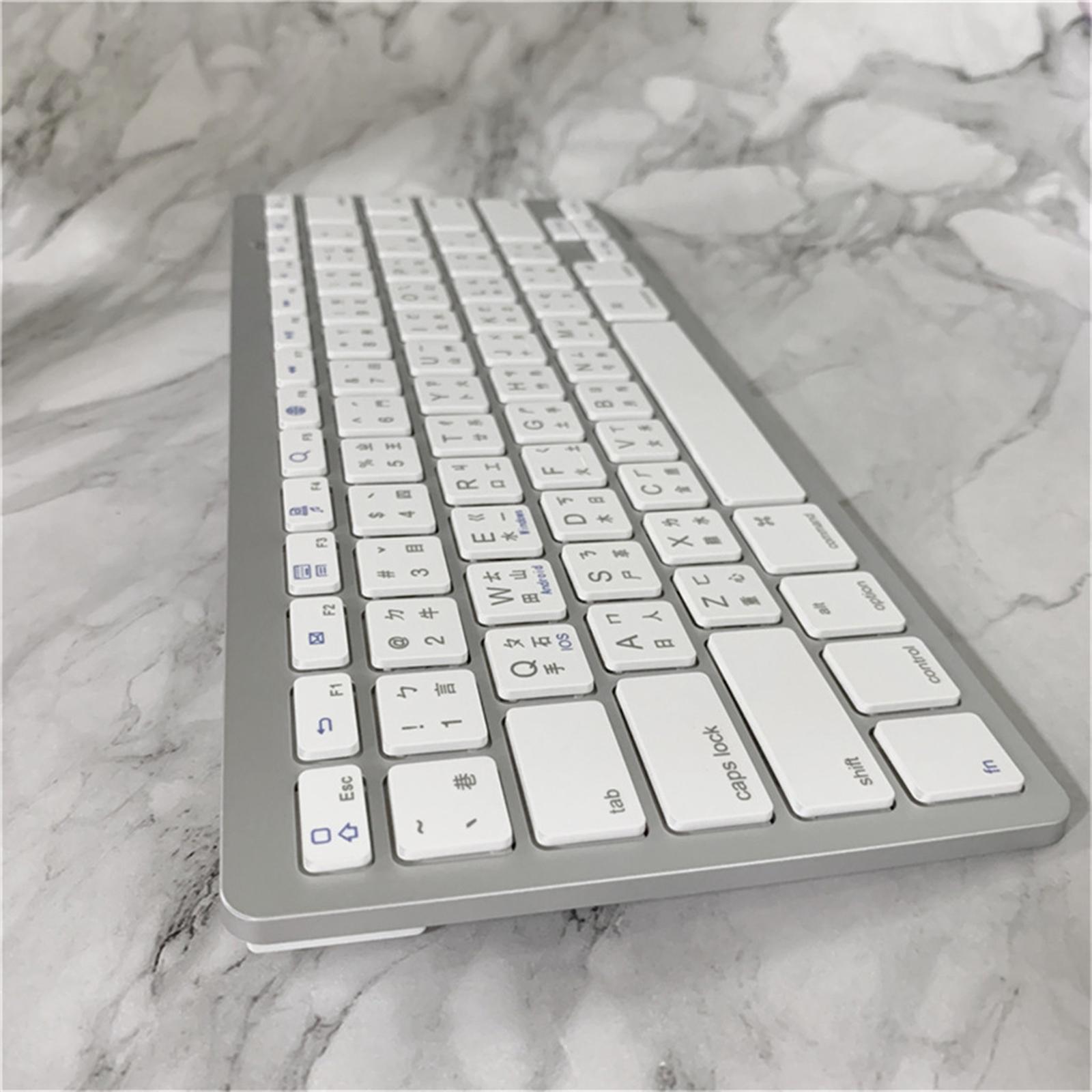 -Thin Wireless Bluetooth Keyboard for IOS/Android/Windows