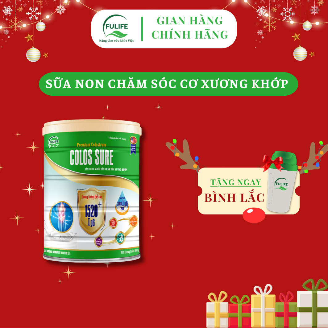 Sữa Non Colos Sure Bổ Sung Dinh Dưỡng Cơ Xương Khớp, Phòng Chống Loãng Xương 400g/ 800g