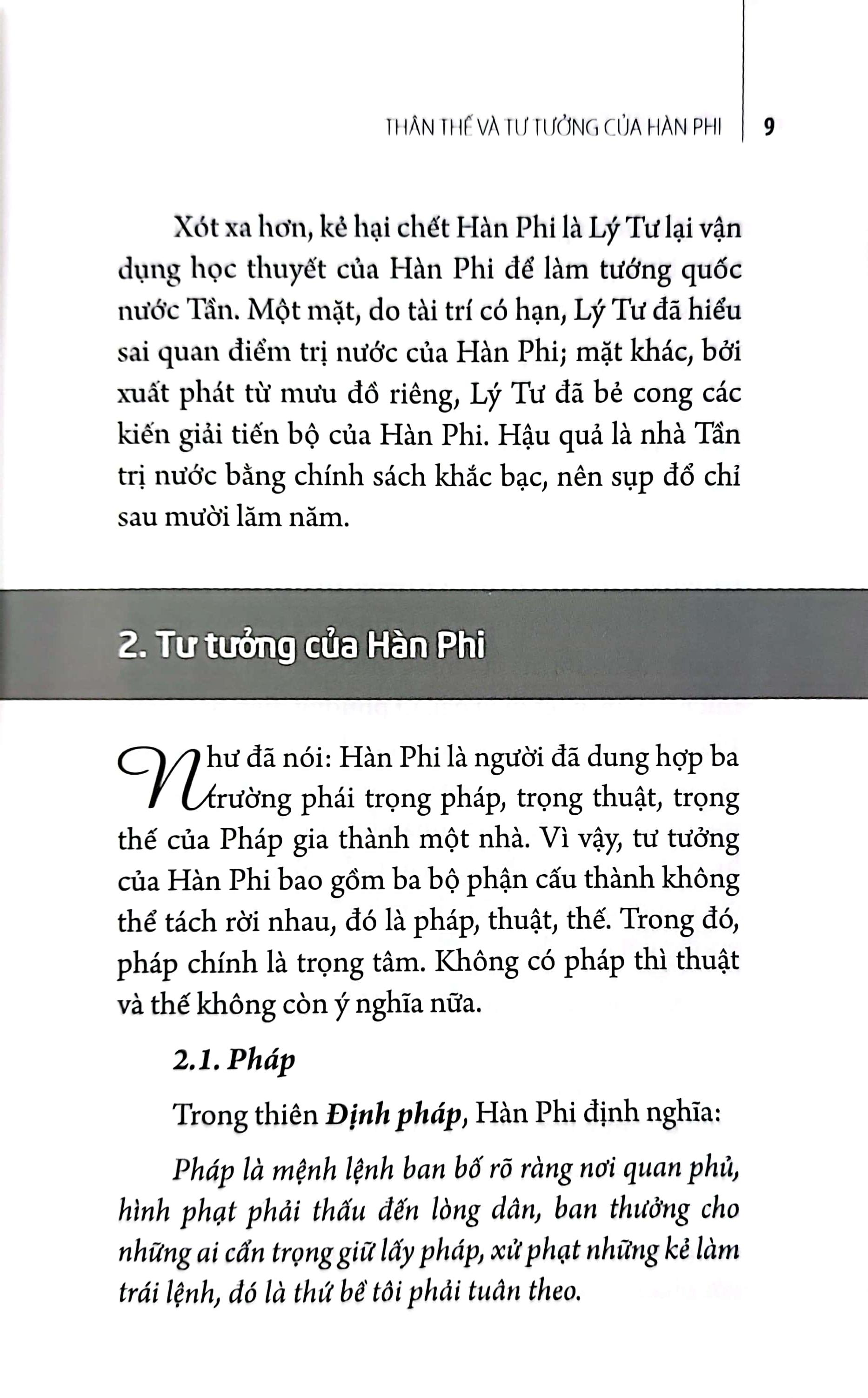 Sách - Hàn Phi Tử - Dĩ Pháp Vi Tôn