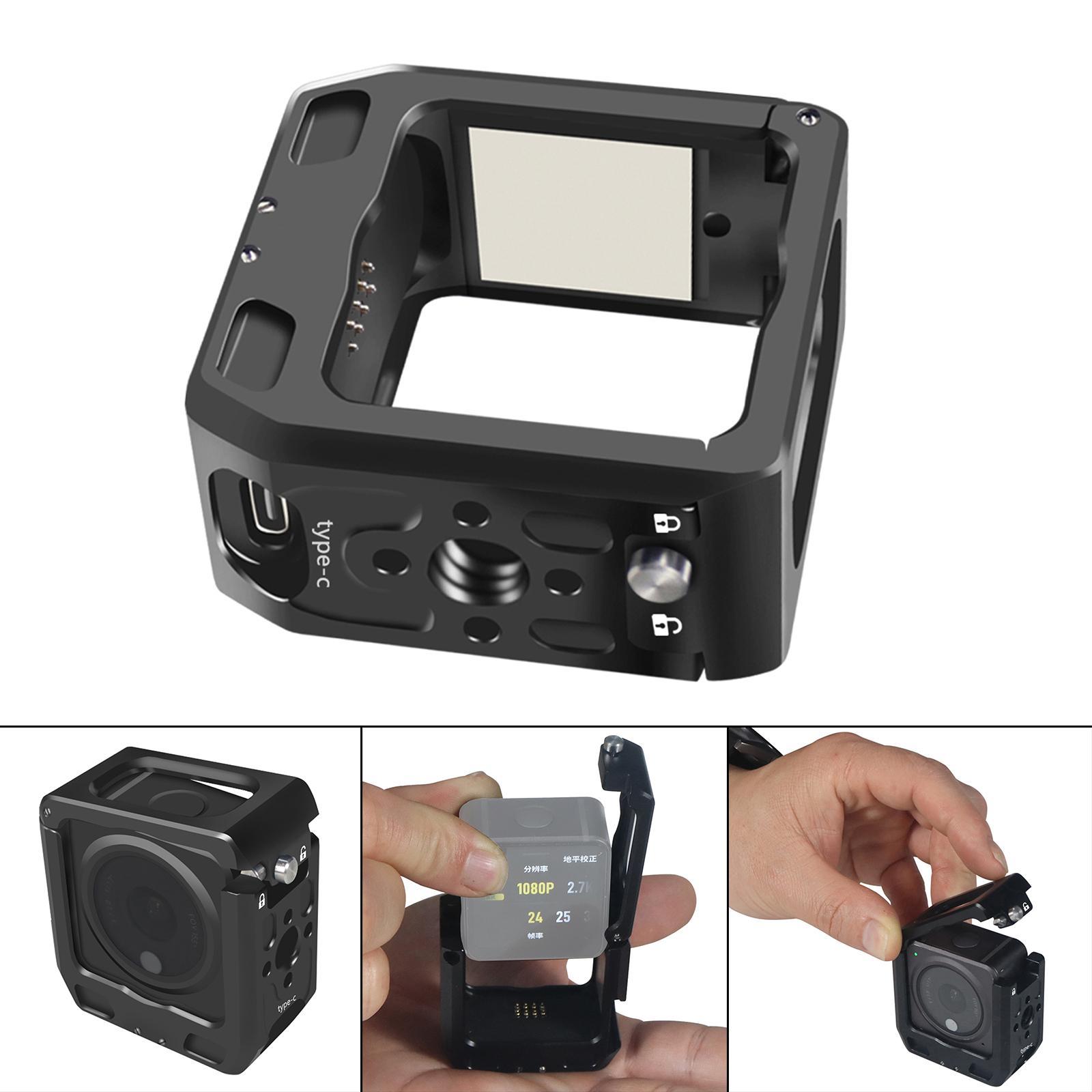 Aluminum Alloy Protective Case Black for Action 2 Accessories