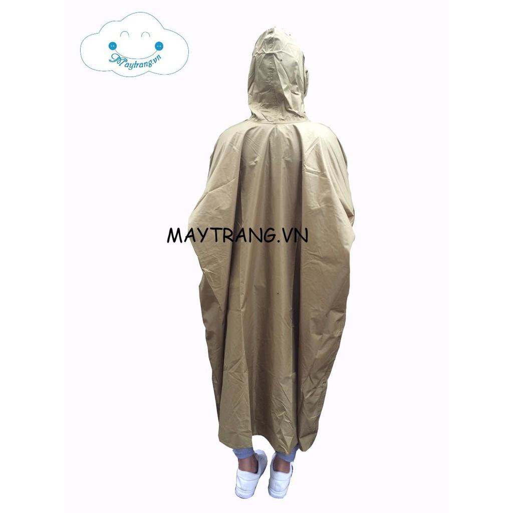 ÁO MƯA DÂY KÉO MÀU VÀNG, VẢI DÙ DA CÁ CAO CẤP