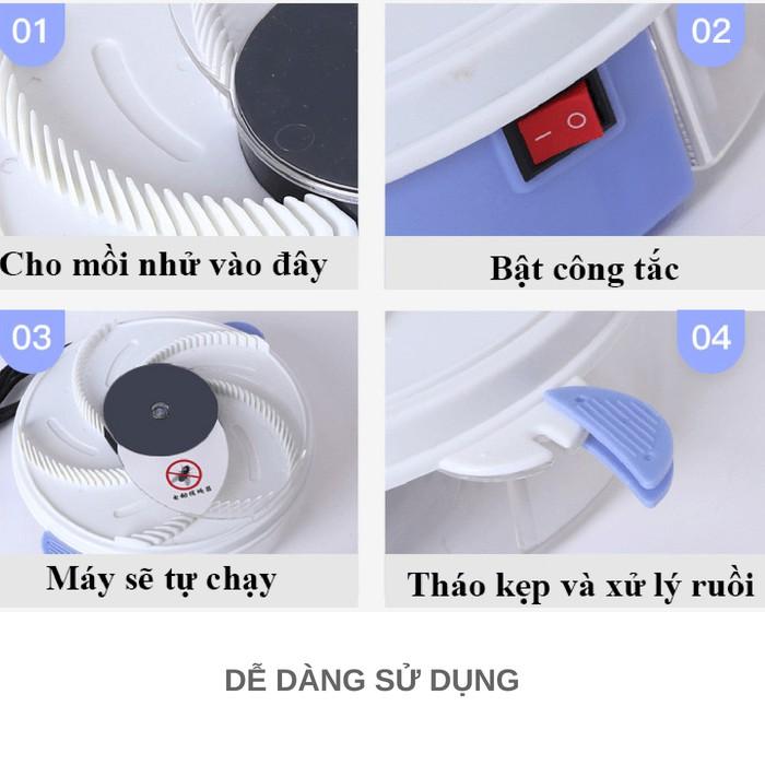 Máy bẫy ruồi tự động sạch sẽ tiện dụng an toàn