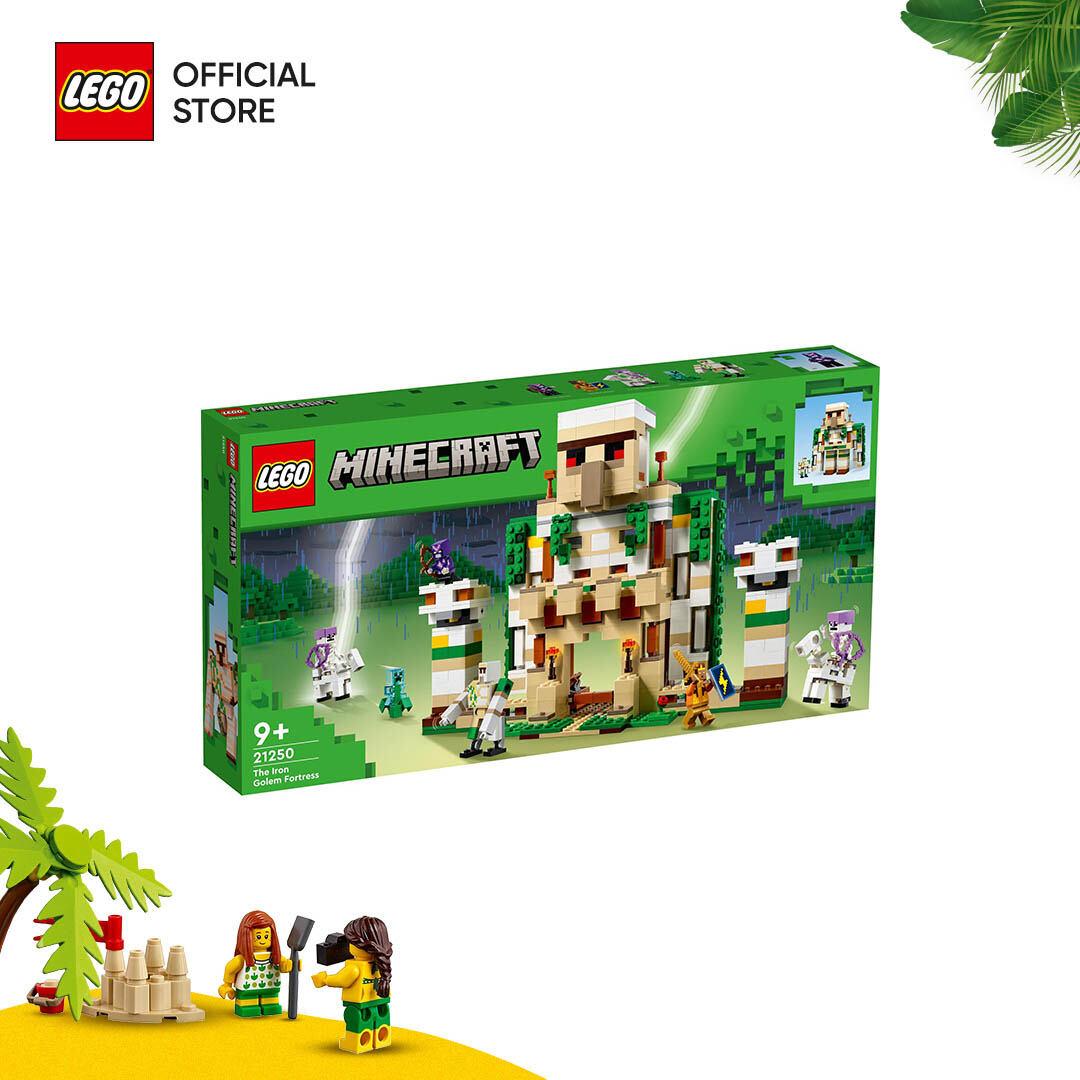 LEGO Minecraft 21250 Đồ chơi lắp ráp Iron Golem Fortress (868 chi tiết)