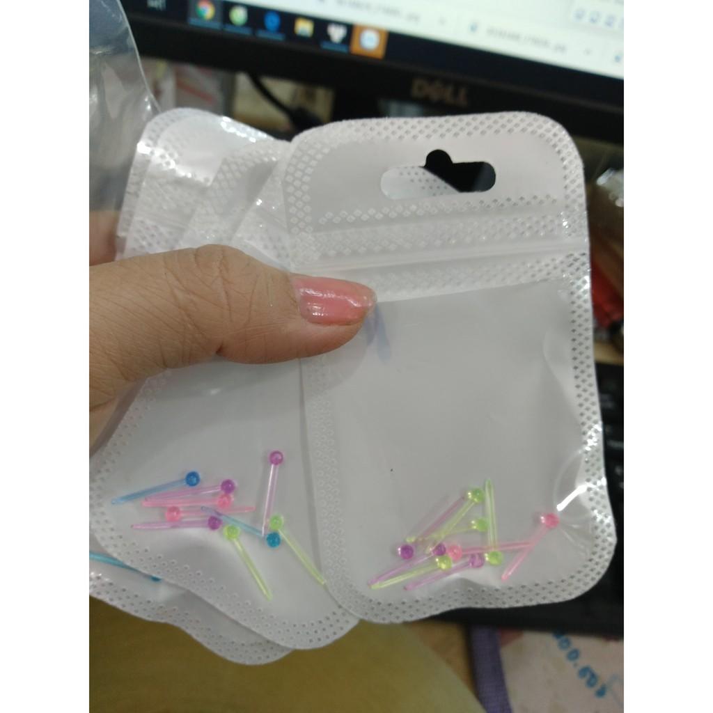 Khuyên trong suốt giữ lỗ - XUÂN SHOP CHUYÊN KHUYÊN NHẬP THÁI