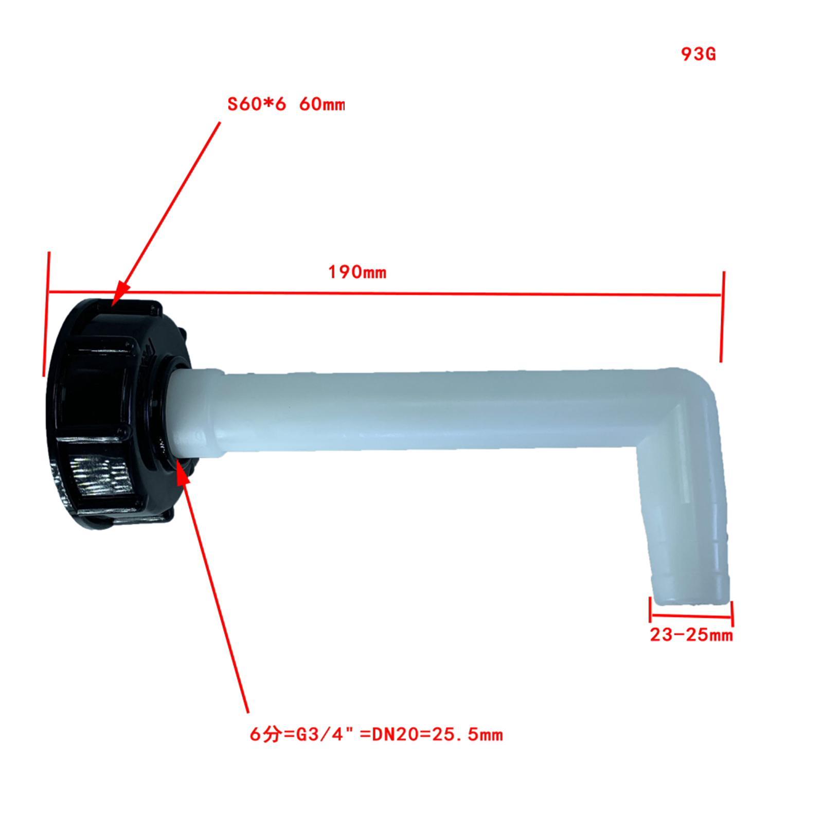Water Faucet Trough Coarse Adapter Replacement Valves Water Food Grade Material S60x6 High Quality
