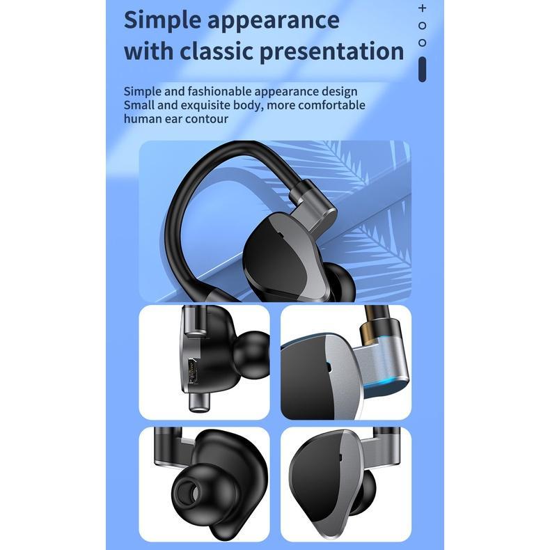 2022 Tai Nghe Bluetooth Stereo Tai Duy Nhất Tai Nghe Không Dây với Mic Rảnh Tay Tai Nghe Giảm Tiếng Ồn Tai Nghe Blutooth cho Xe lái xe