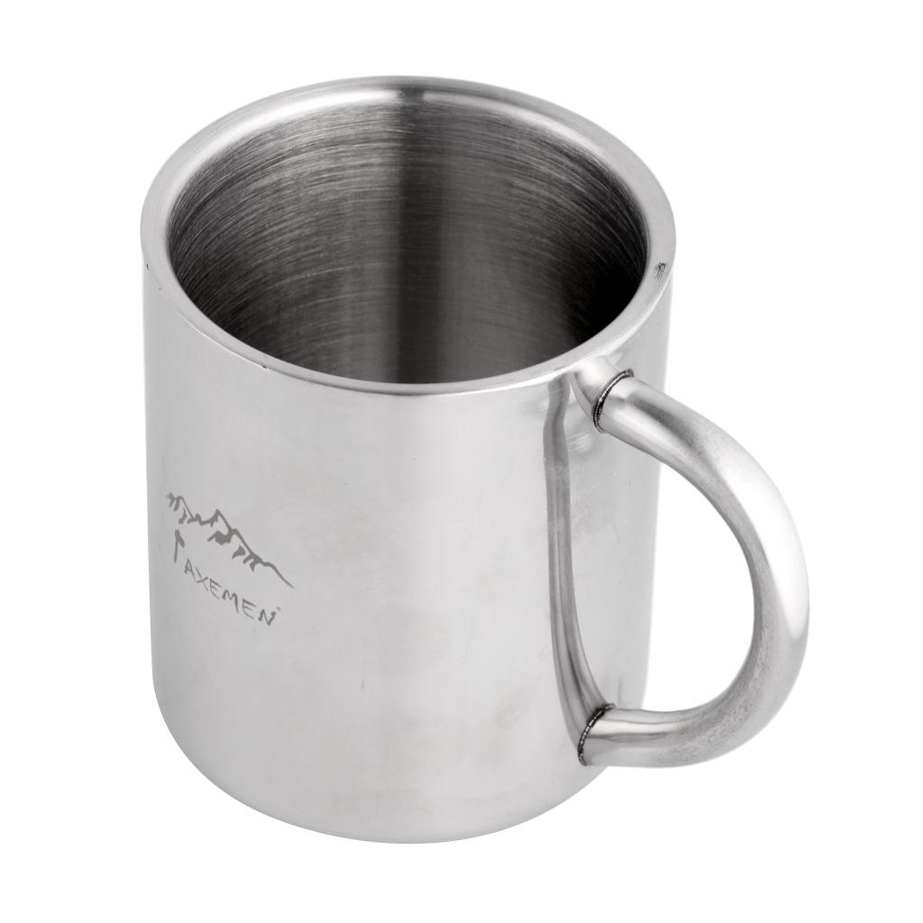 Stainless   Steel   Coffee   Tea   Mug   Double   Wall   Portable   Travel