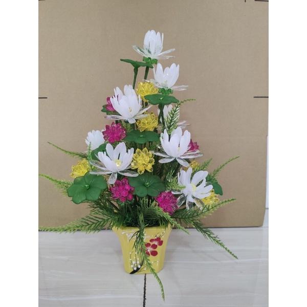 Chậu hoa cao 38cm ngang 22cm