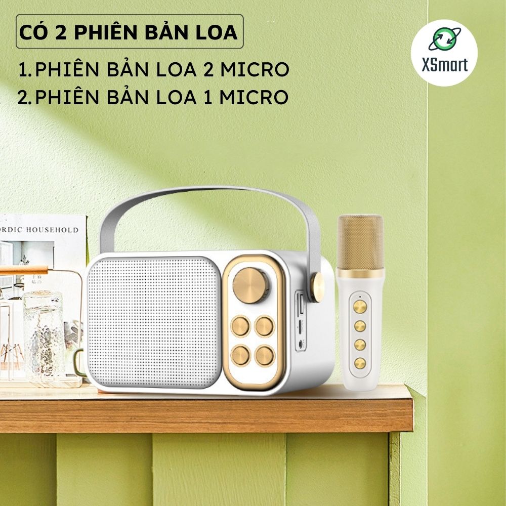 Loa Bluetooth Hát Karaoke Âm Thanh Siêu Hay YS-106BT Chỉnh Giọng Hát Pro-Hàng Chính Hãng