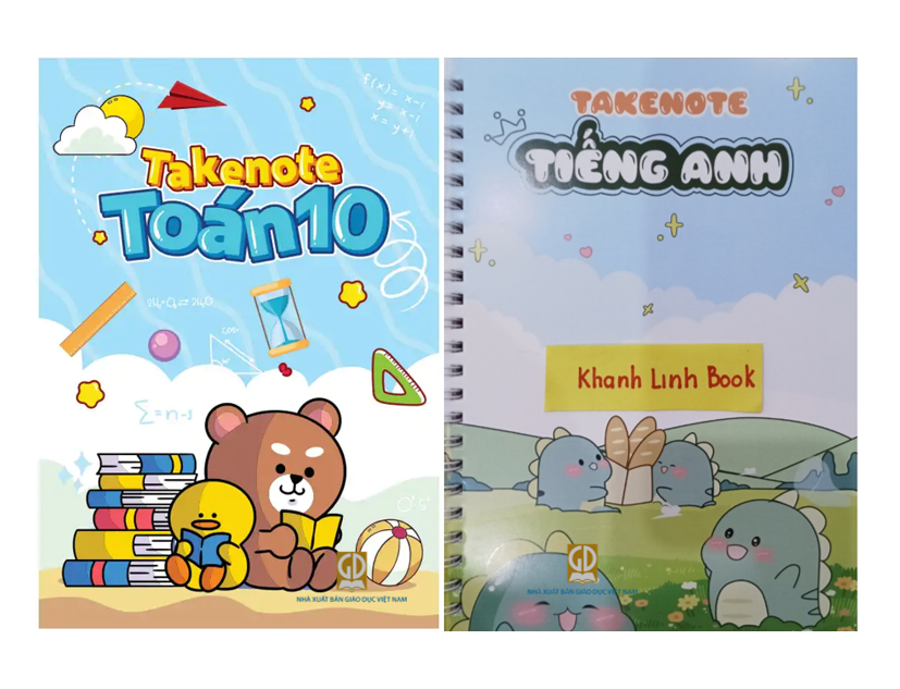 Sách - Combo Takenote Toán + tiếng anh lớp 10