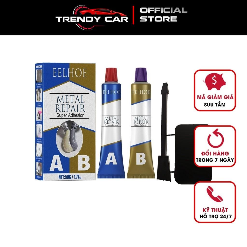 Keo AB chịu nhiệt 100gr ️FREESHIP️ keo dán sắt siêu dính - keo vá vết nứt vết thủng kim loại siêu chắc