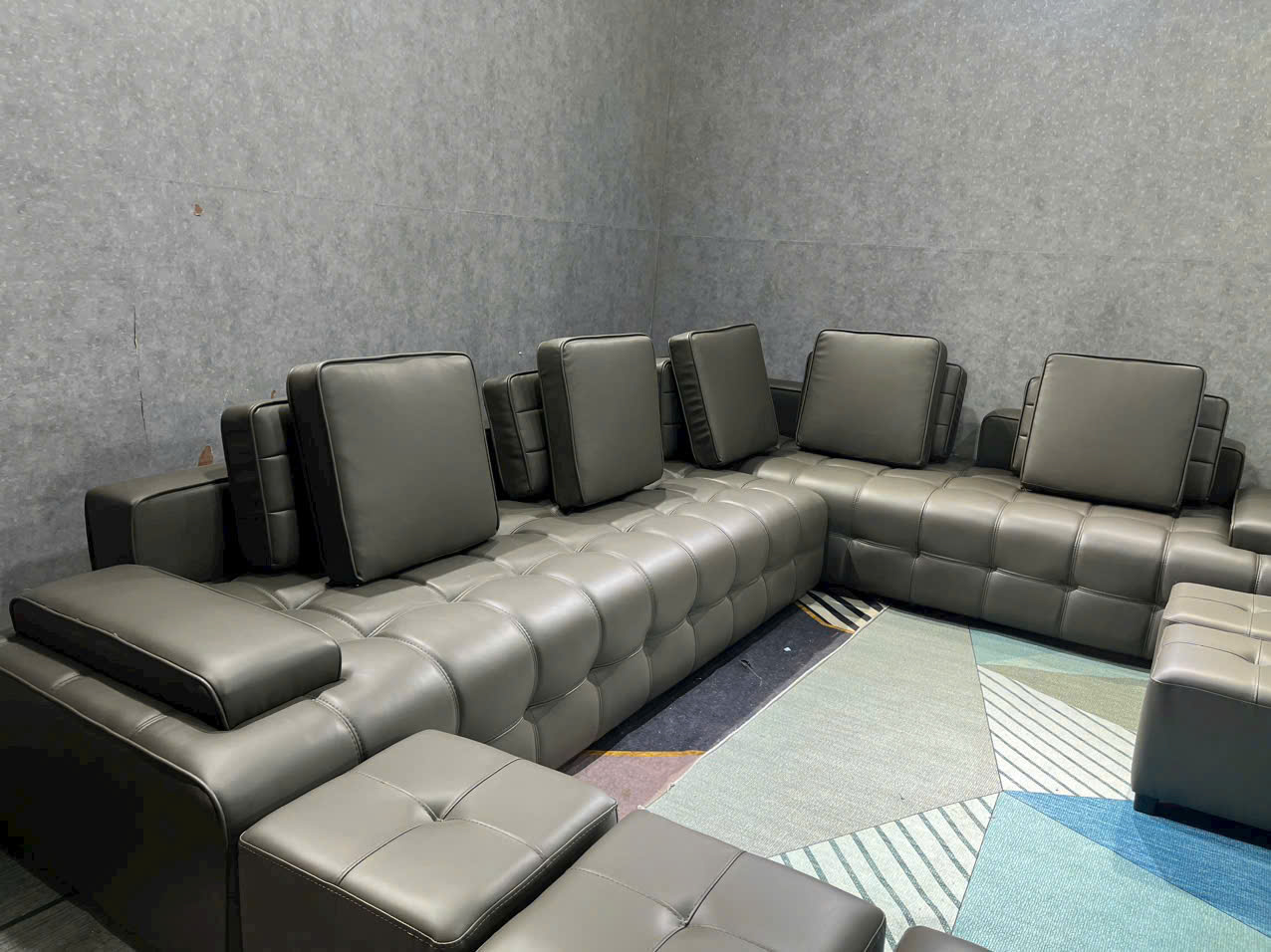 Sofa phòng khách Juno sofa Hugo NK2025 KT 3m1 x 2m