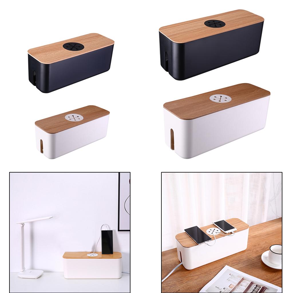 Cable Storage Box Case Power Strip Cord Wire Management Tidy Box