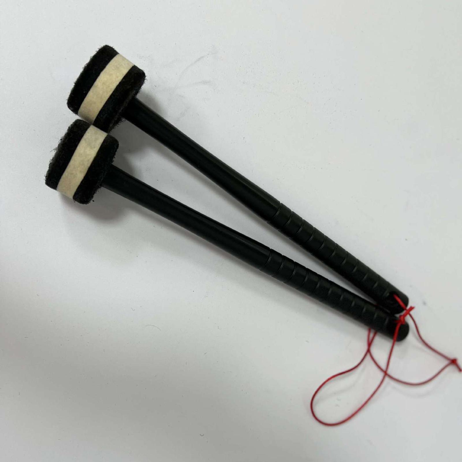 2 Pieces Drum Mallet Felt Mallet for Gong Woodblock Drum Bells