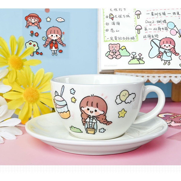 Hình ảnh Hộp sticker 100 tấm, Hộp sticker cute washi tape dán sổ tay , Shop Tậnnn Tâm