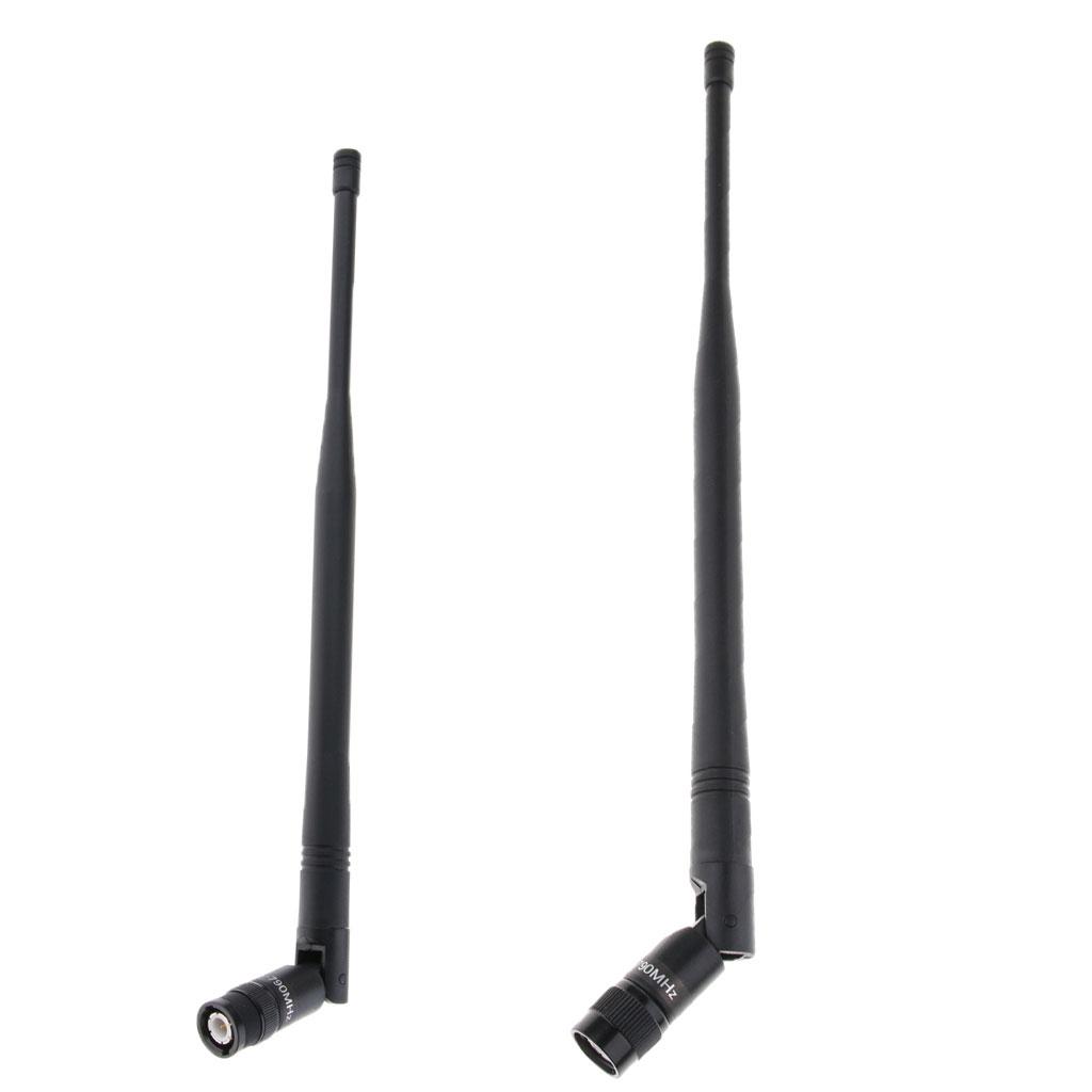 4 Cầm Tay Micro Không Dây UHF Anten Bên Mic Đen, TNC