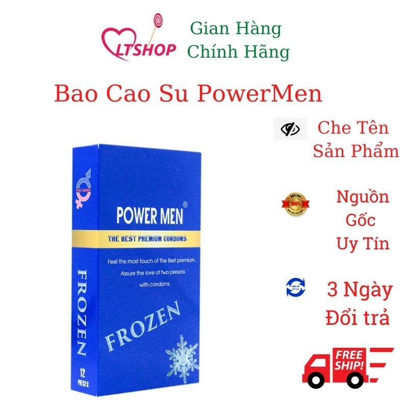 Bao Cao Su Power Men Frozen bạc