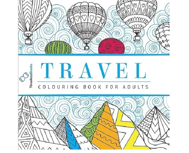 Travel - Colouring Book For Adults