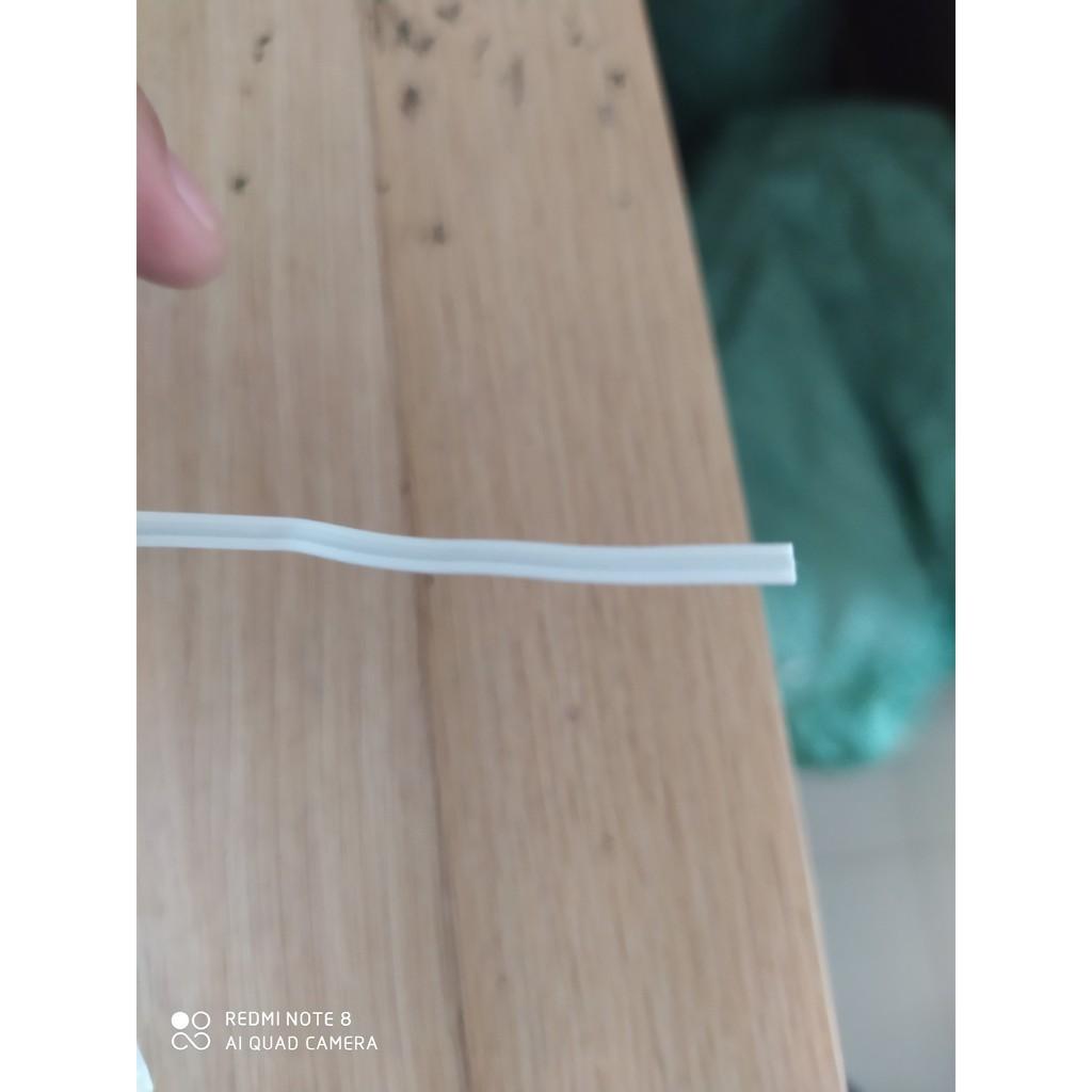 2KG-5KG /CUỘN DÂY NHỰA LÀM NẸP MŨI KHẨU TRANG Y TẾ, NHỰA PE 0 LÕI KẼM GIÁ RẺ