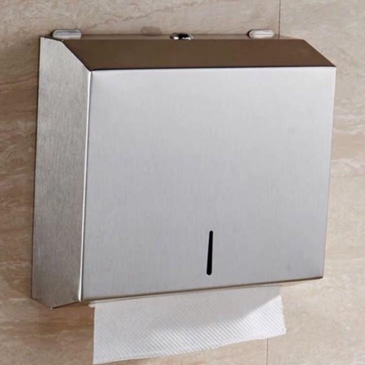 Hộp đựng giấy vệ sinh chữ nhật gắn tường 304 cao cấp chống rỉ