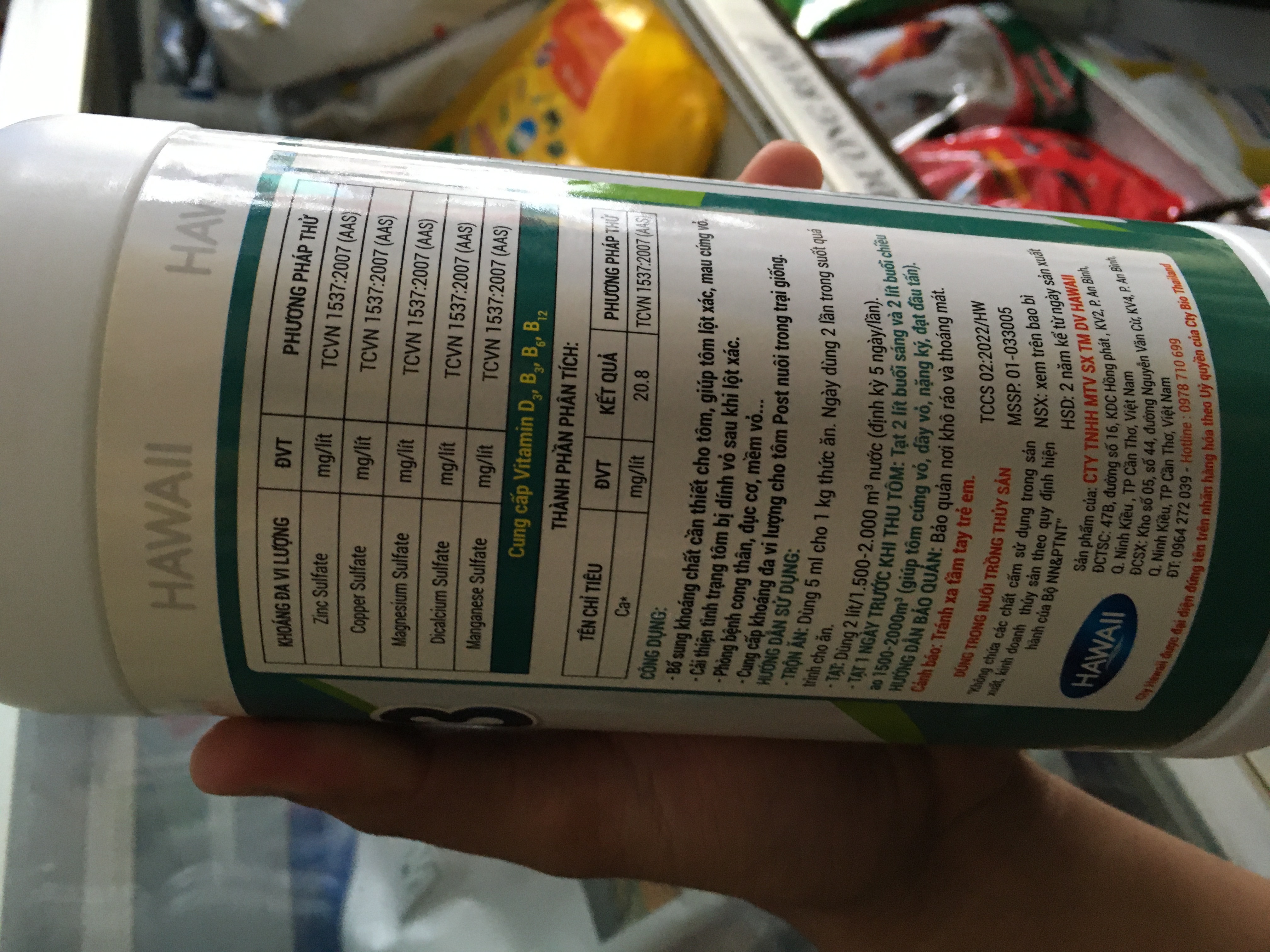 Nano D3 cung cấp canxi ,phospho, vitamin d3, và khoáng đa vi lượng, thúc đẩy quá trình tôm lột lớn nhanh dùng cho ao bể cá hồ ao tôm thuỷ hải sản