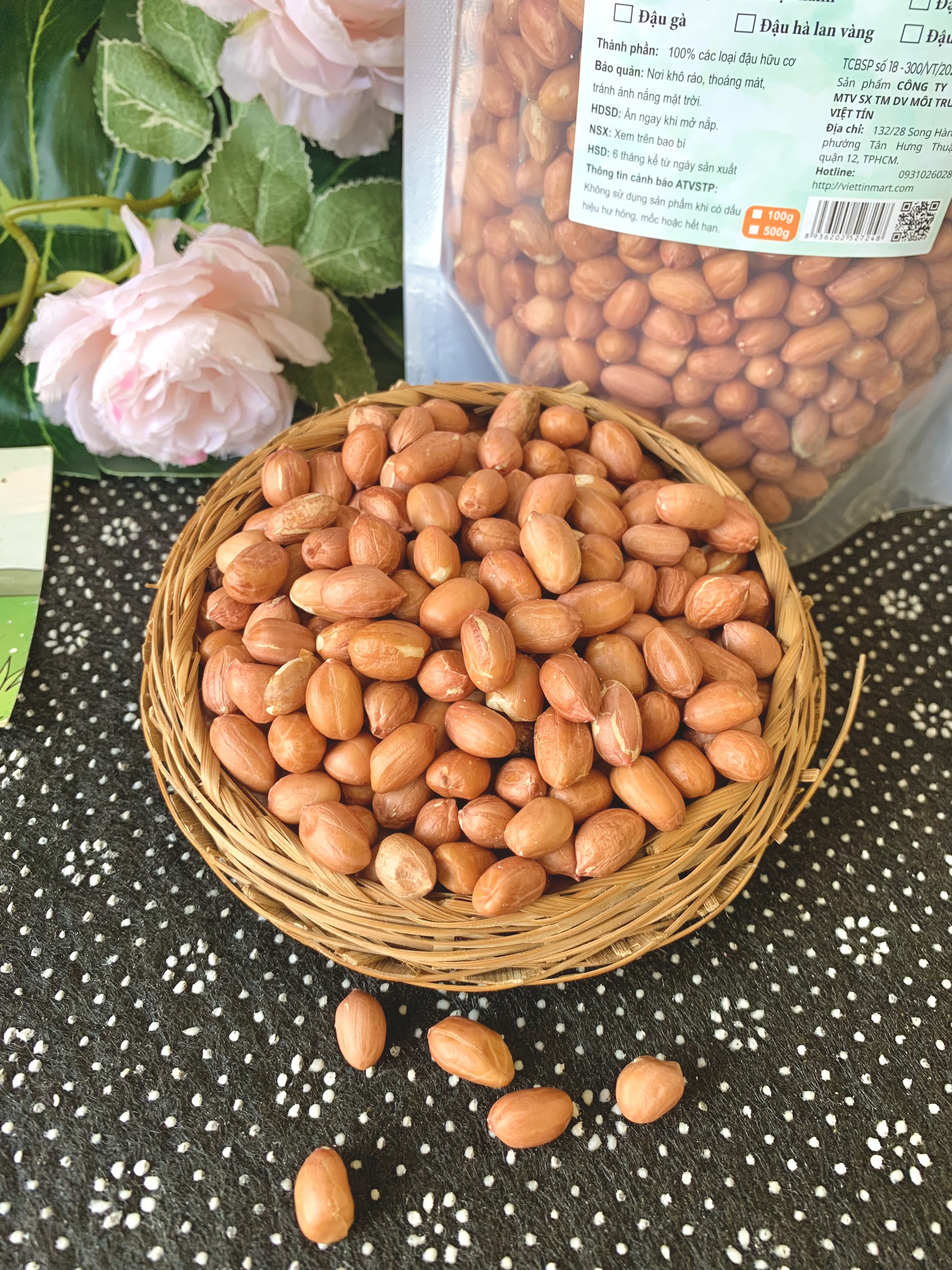 Đậu Phộng Sống Hữu Cơ (Lạc) VietTin Mart