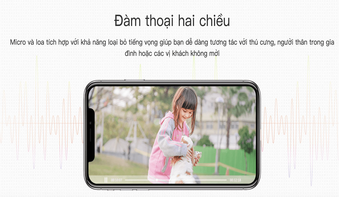 Camera WIFI IMOU Trong Nhà A26LP đàm thoại 2 chiều, còi báo động - Hàng chính hãng