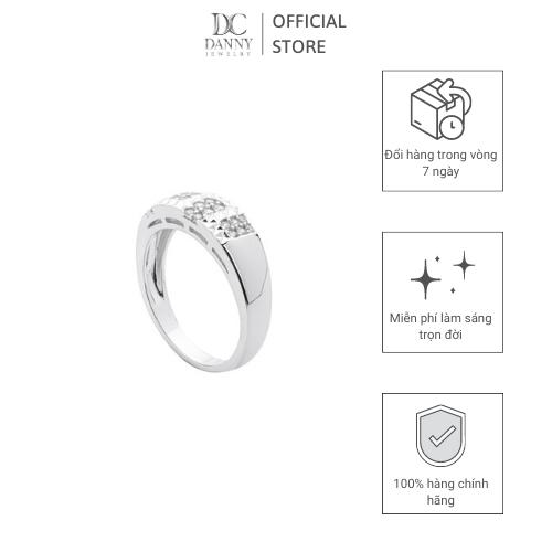 Nhẫn Nữ Bạc 925 Danny Jewelry Xi Bạch Kim Đính Đá CZ KI4GZ024