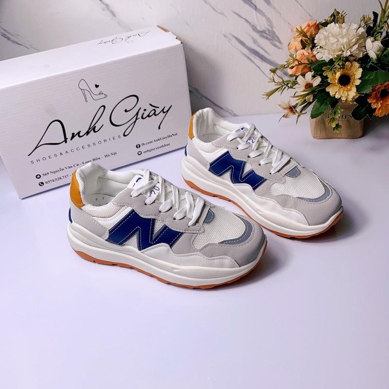 TT16 - Giày thể thao , sneaker nữa độn đế 4p kiểu dáng trẻ trung cá tính phối màu cực xinh