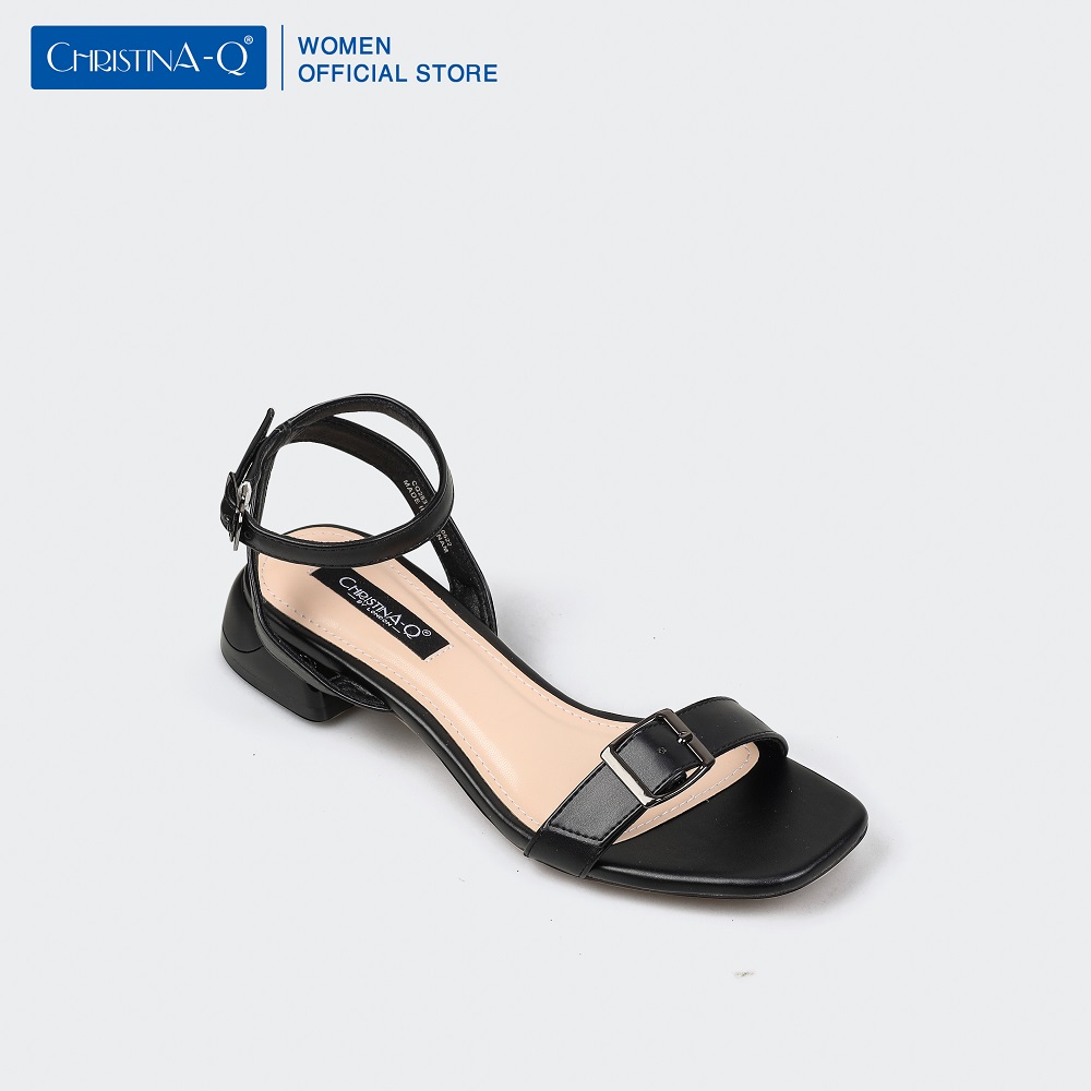 Giày Sandals Nữ Gót Trụ ChristinA-Q XDN284