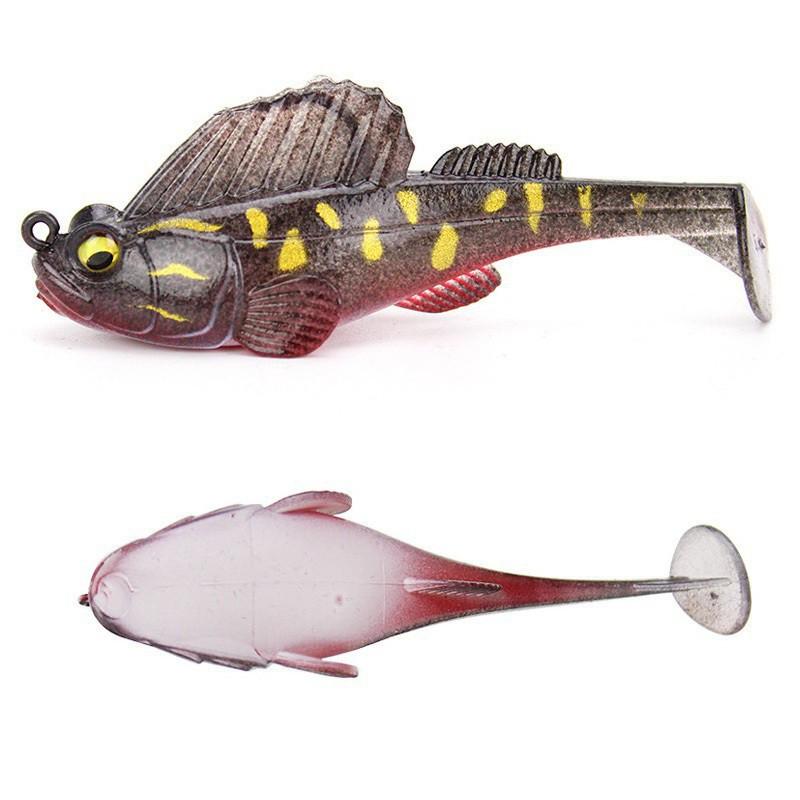Mồi câu cá mồi mềm giả cá câu lure dấu lưỡi siêu nhạy 8cm / 14g MG-17