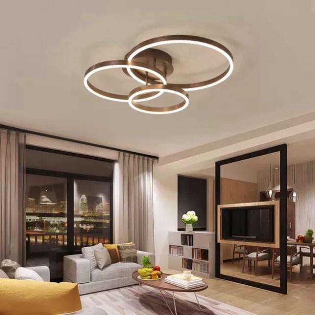 Đèn LED Ốp Trần MN345, LED trang trí Phòng Khách, Đèn ốp trần phòng ngủ - 3 phương thức Sáng DT DDT