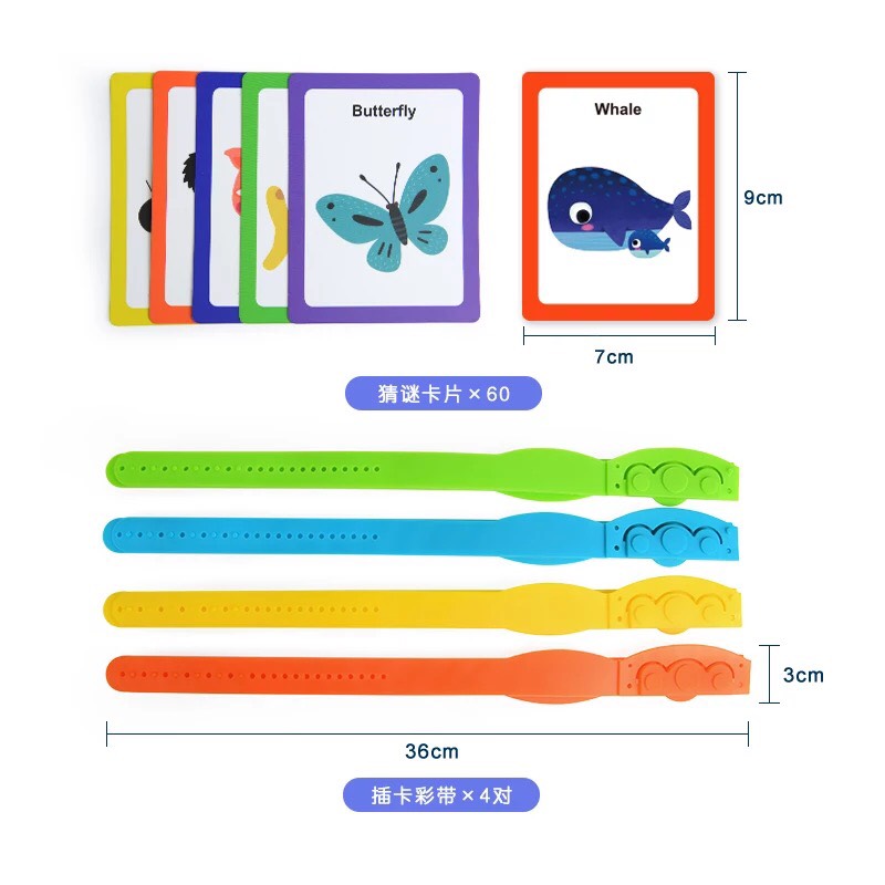 Mideer Bộ trò chơi Thẻ đoán chữ Let's Guess