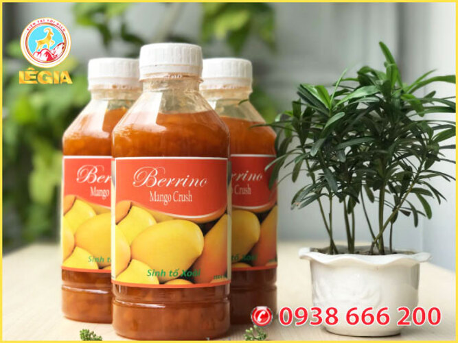 Sinh Tố BERRINO Xoài 1L (MANGO SMOOTHIE BASE)