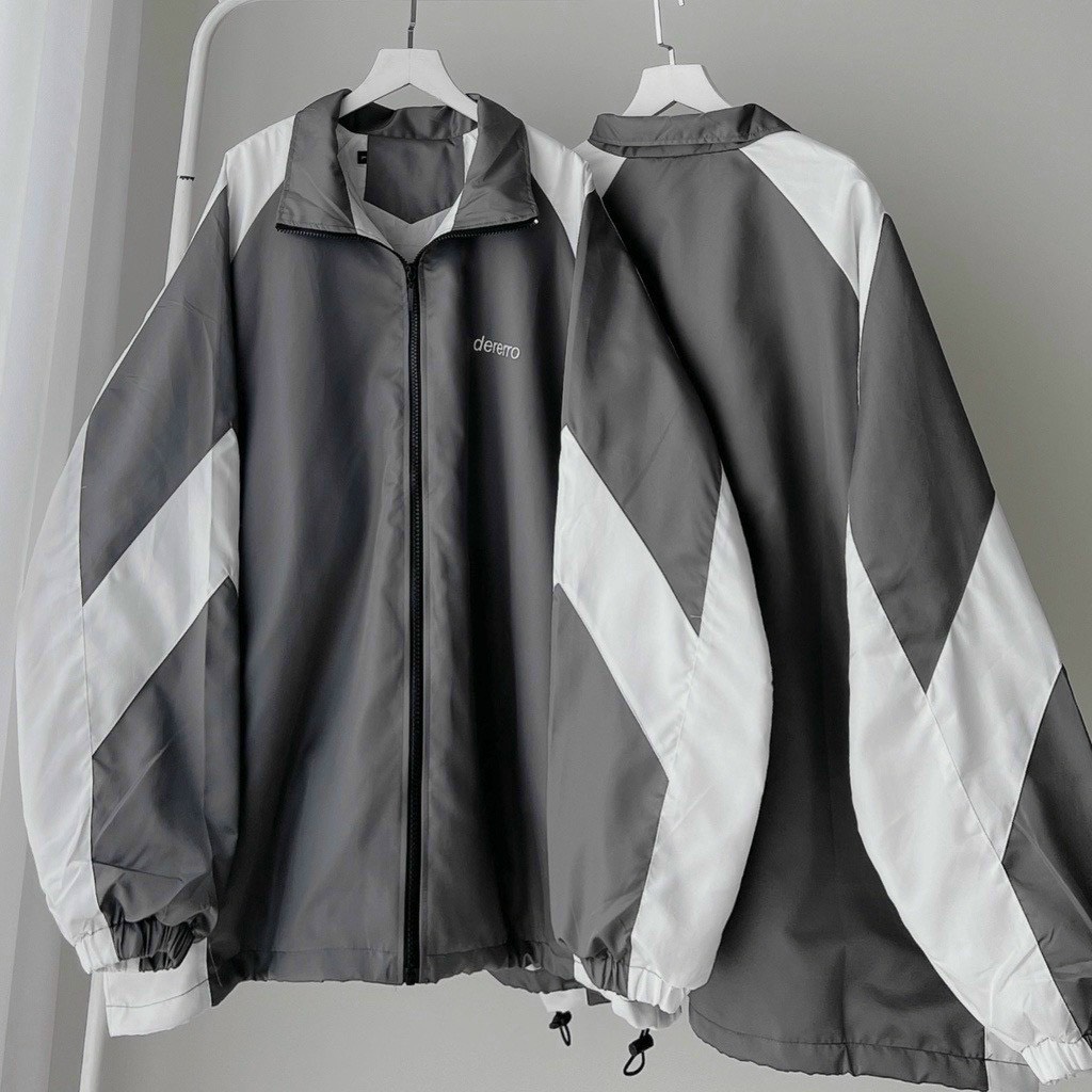 Khoác dù thêu chữ Dererro Chất dù 2 lớp ,2 size L và xl