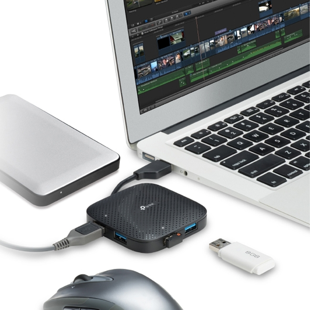 Bộ chia 4 cổng USB 3.0 TP-Link 4-Port Hub Portable Hub UH400 - Hàng chính hãng