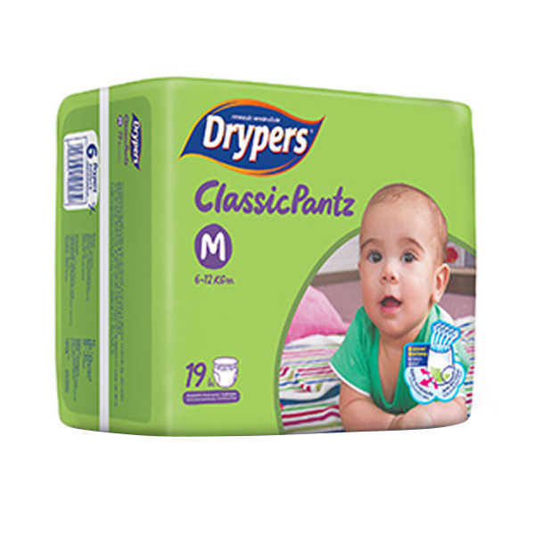 Tã quần trẻ em Drypers Classicpantz M19 miếng (6 - 12kg)