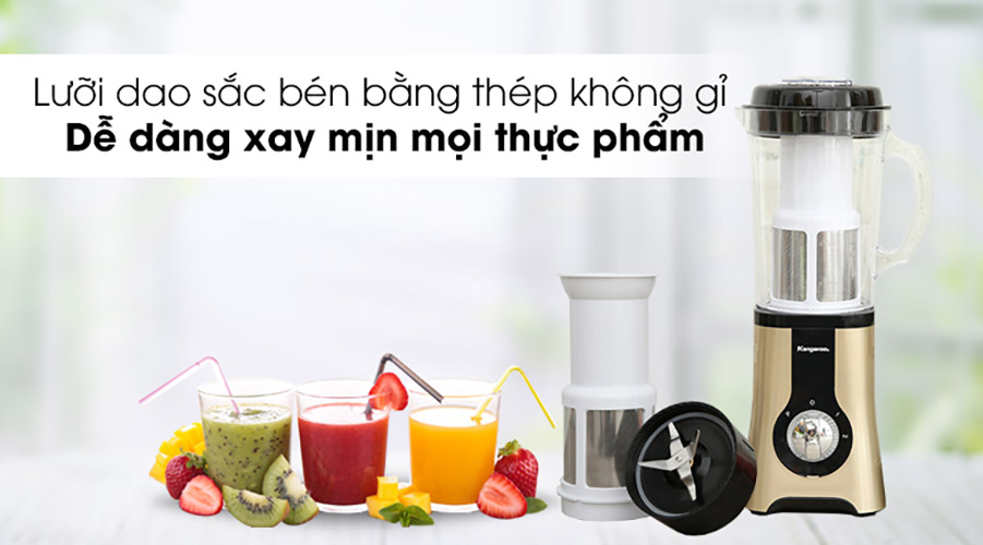 Máy Xay Sinh Tố Đa Năng 4 Cối Kangaroo KG4B3 - Hàng chính hãng