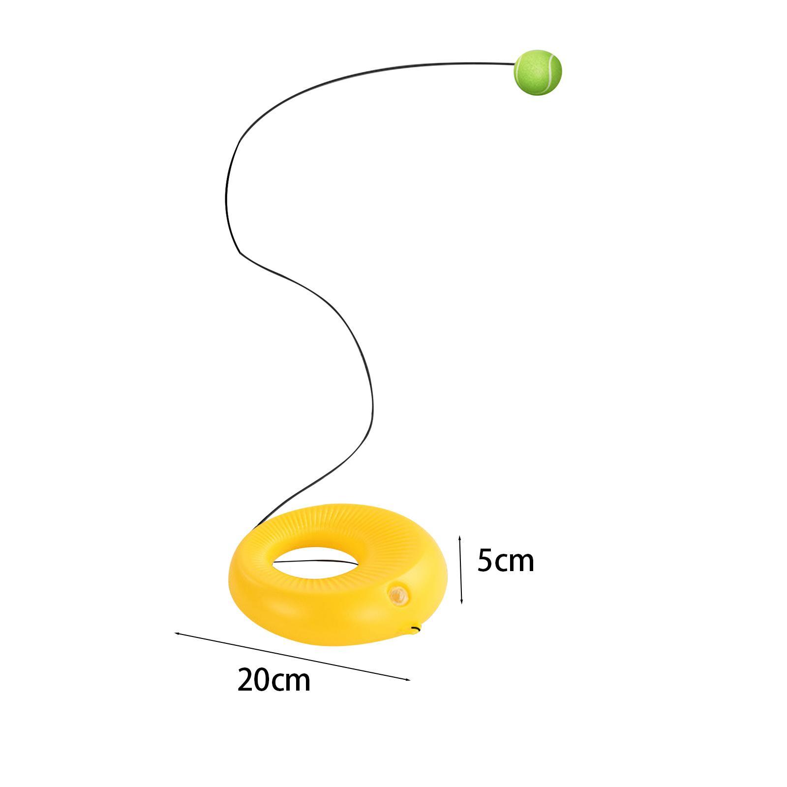 Tennis  Ball with String Tennis Trainer Exerciser Hand Eye Coordination Self Tennis Training Tool Practice Gear for Beginners, Swing