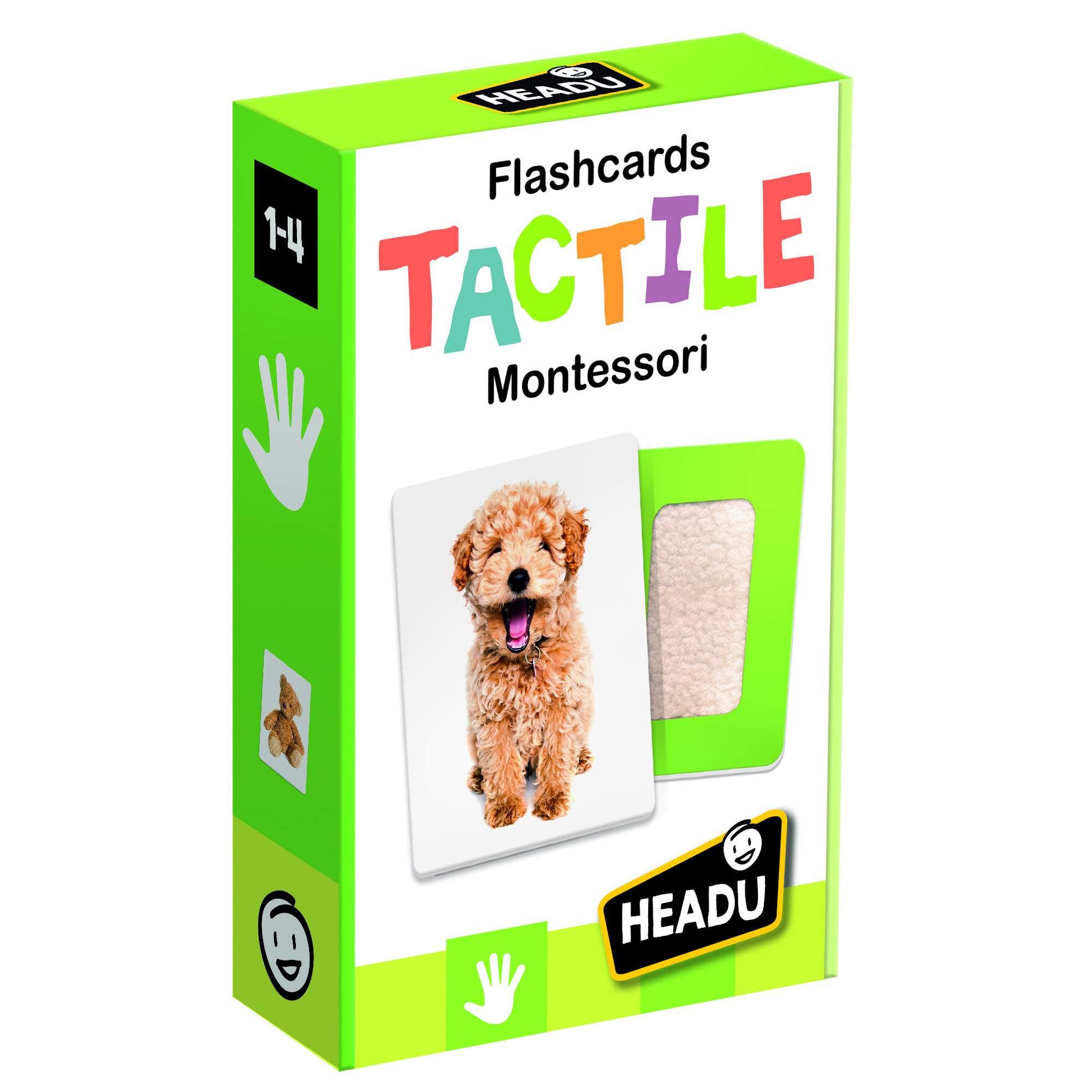 FLASHCARDS TACTILE MONTESSORI - Bộ thẻ chơi giúp phát triển trí não cho trẻ từ 1-5 tuổi