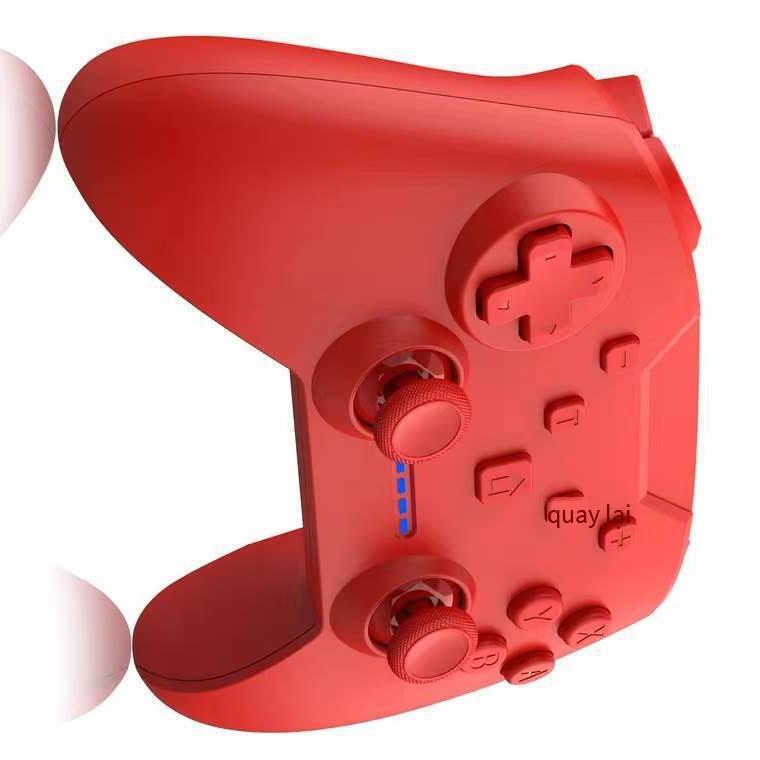 Giá thấp nhất mô hình tư nhân chuyển đổi tay cầm chơi game không dây đánh thức tay cầm chơi game trong suốt SwitchPRO Bluetooth có đèn