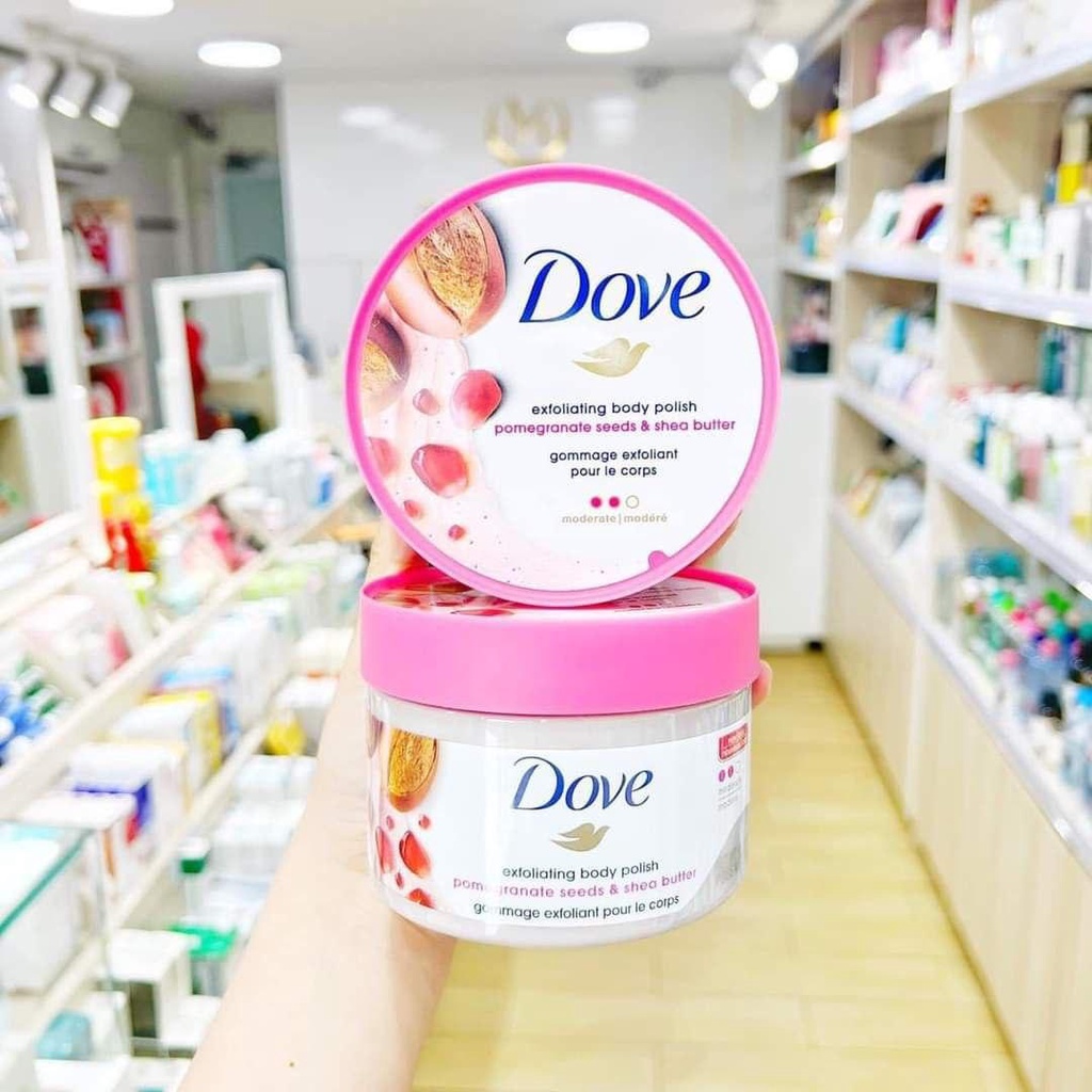 Tẩy Da Chết Toàn Thân DOVE Exfoliating Body Polish 298g(Bản Mĩ)