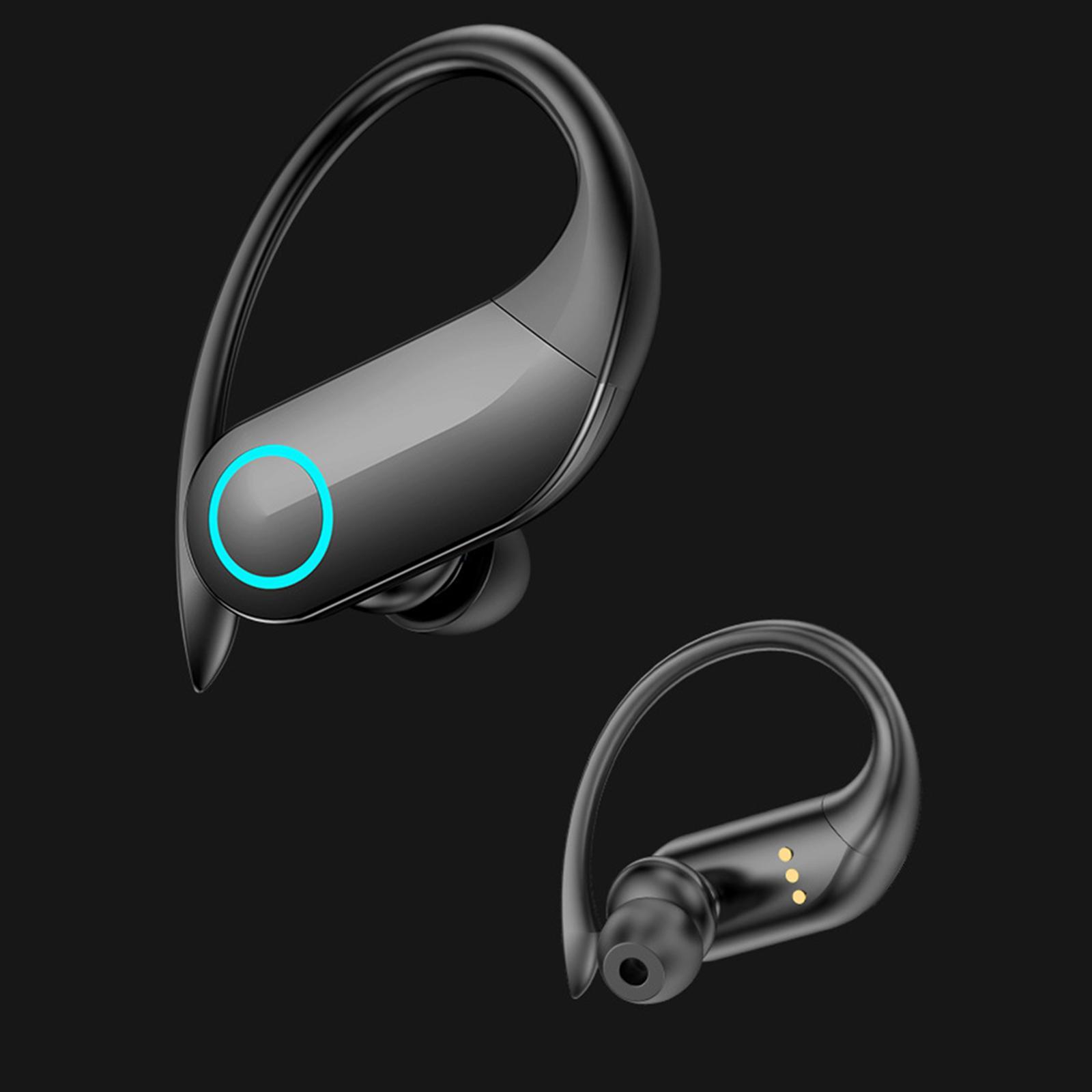 True W Stereo Earphones Hanging Ear Noise Reduction Headset for Running