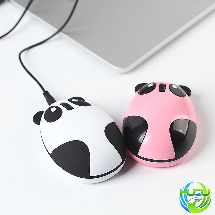 chuột máy tính có dây mini panda Huqu