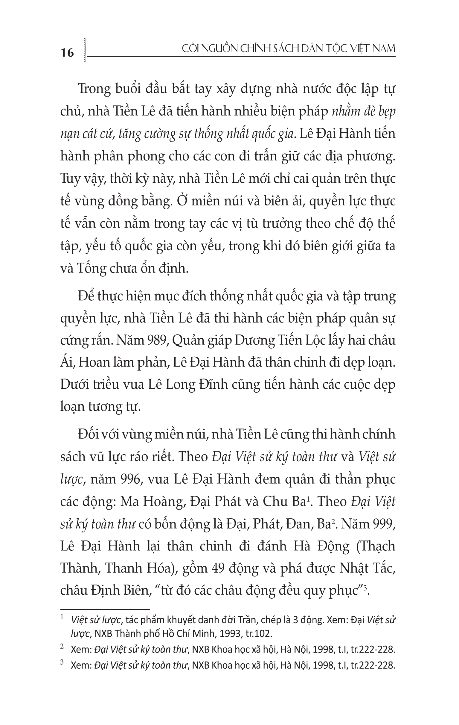 Cội Nguồn Chính Sách Dân Tộc Việt Nam