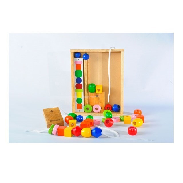 Đồ Chơi Gỗ BK TOTECH: Xếp Chuỗi Hạt - Winwintoys