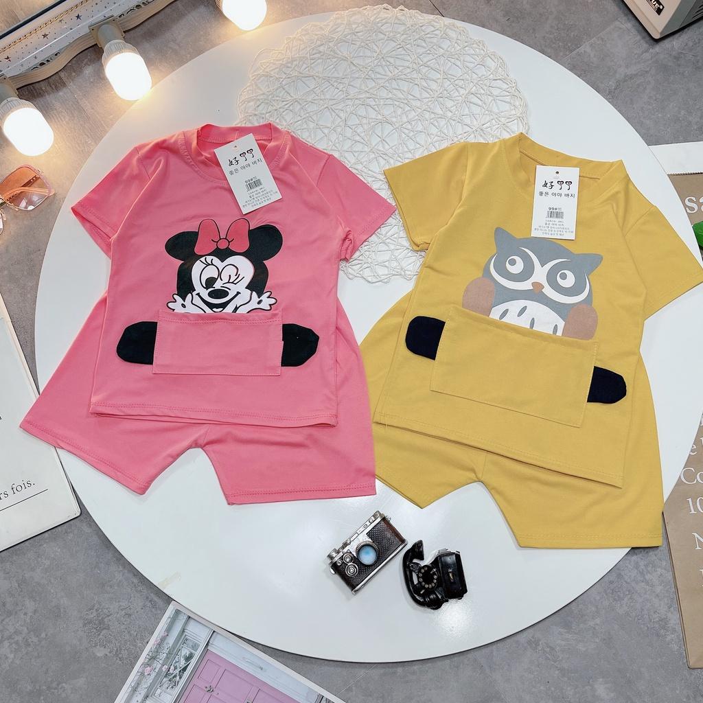 Bộ cotton bé trai 8-18kg