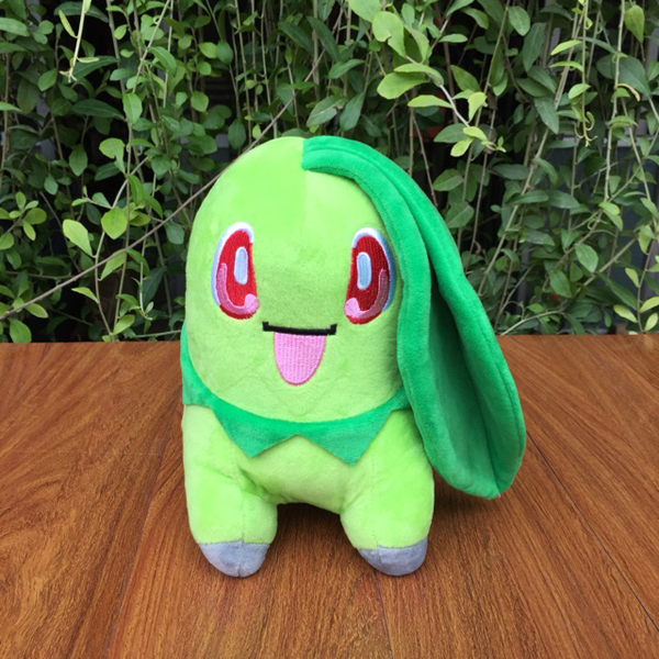 Gấu Bông Pokemon Chikorita (25 Cm) Gb67 (Xanh Lá Cây)