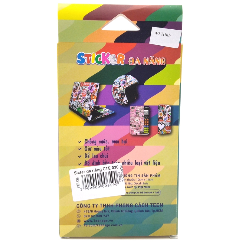 Bộ 40 Sticker Đa Năng CTE 020